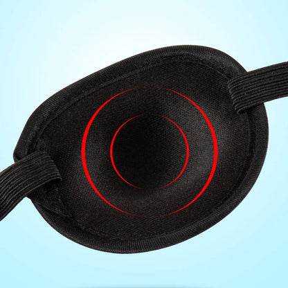 Single Eye Patch for Pirate Cosplay & Sleep Aid | Black Unisex Eyepatch