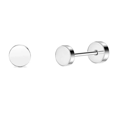 Stainless Steel Crystal Stud Earrings Set | Star Heart Butterfly Cartilage Tragus Helix Piercing Jewelry