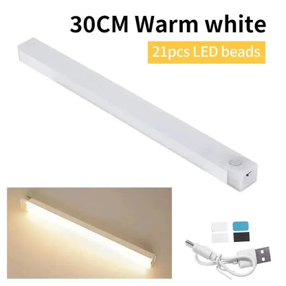 Wireless LED Motion Sensor Cabinet Light | USB Rechargeable Night Light