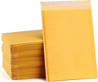 Kraft Bubble Mailers  Self Seal Adhesive Shipping Bags, Cushioning Padded Envelopes for Shipping, Mailing, Packaging