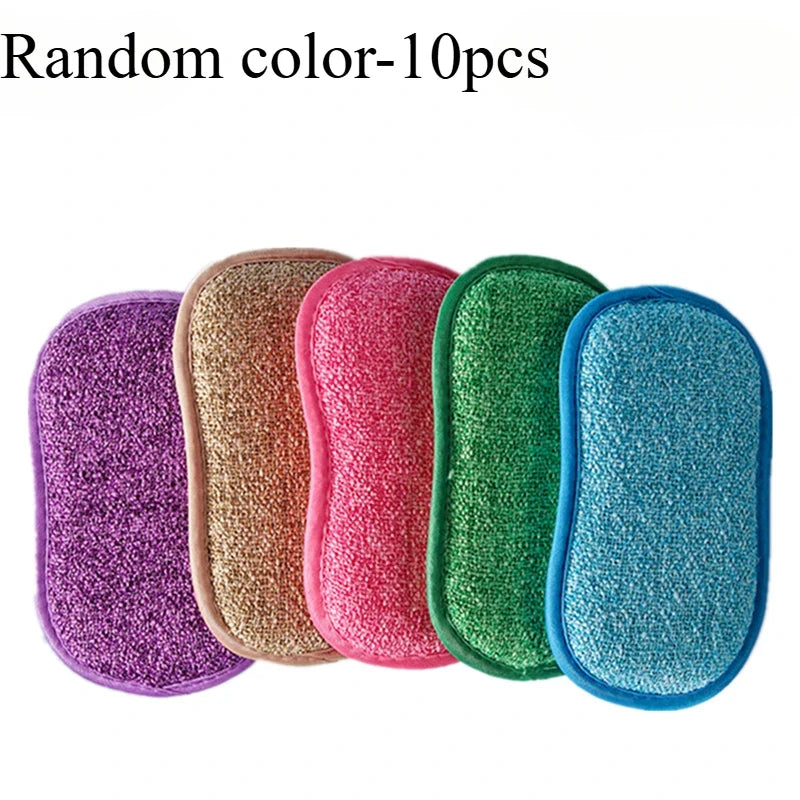 5/10/20PCS Reusable Washable Sponges Magic Sponge Eraser Kitchen Sponge Cleaning Product Gadgets Tools Kitchen Tools Accessories