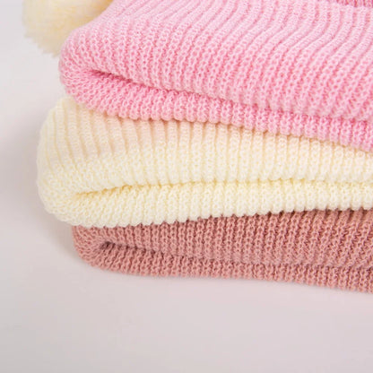 Baby Knotted Turban Hat for Newborns | Pom Pom Cap