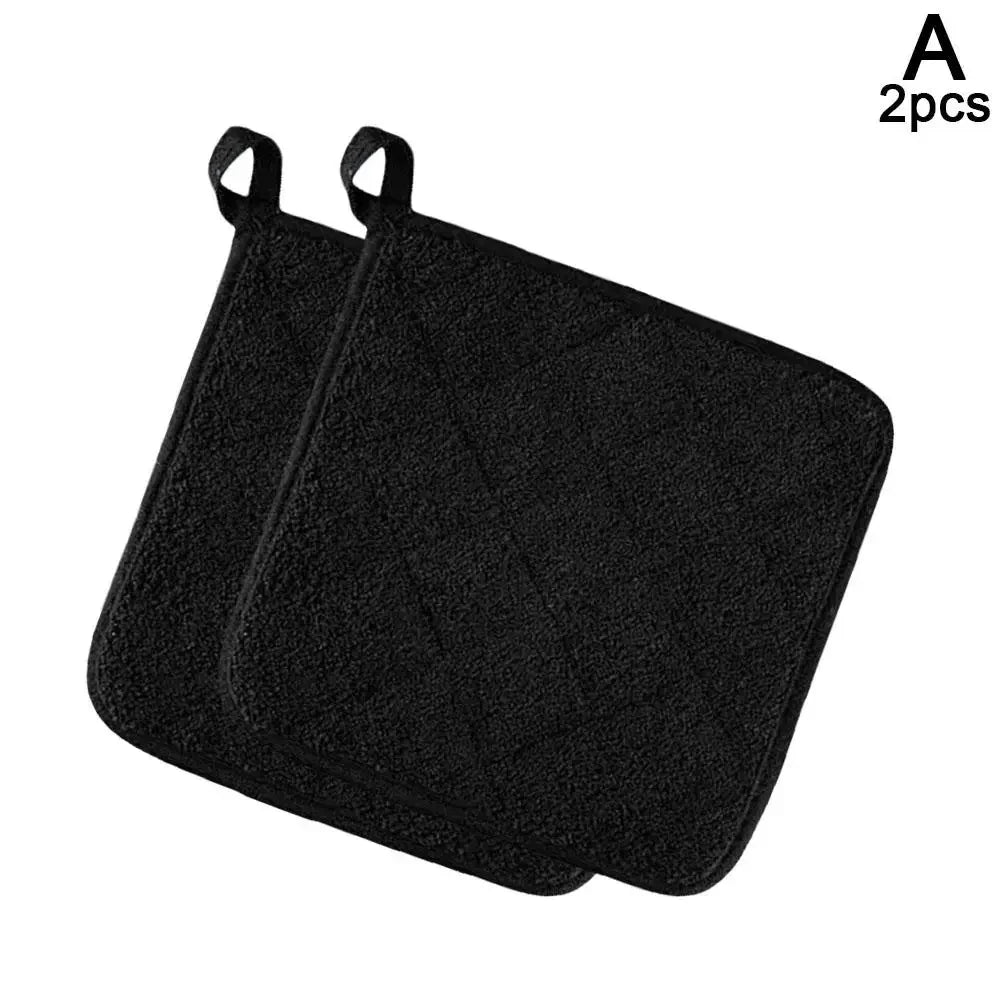 Thickened Cotton Square Placemat | Heat Resistant Table Mat for Dining Table