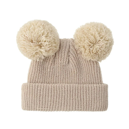 Baby Knotted Turban Hat for Newborns | Pom Pom Cap