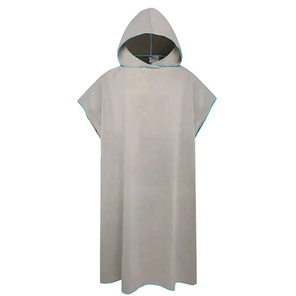 Quick Dry Changing Robe Hooded Absorbent Bathrobe Super Absorbent Bath Towel for Swimming Fitness Yoga Beach