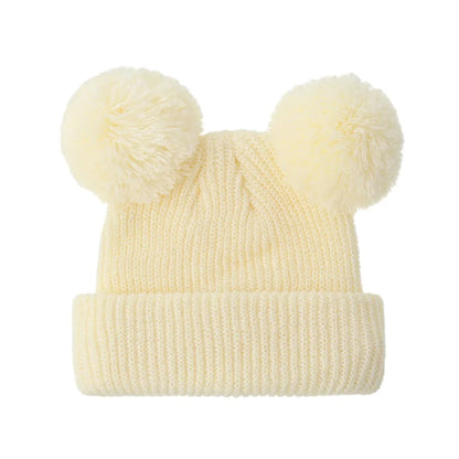 Baby Knotted Turban Hat for Newborns | Pom Pom Cap