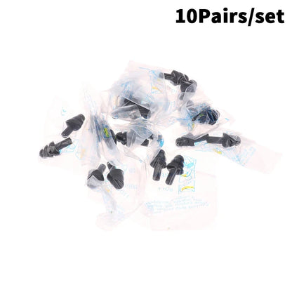 10 Pairs Silicone Anti-Noise Earplugs for Sleep Work Travel | Noise-Canceling Hearing Protection