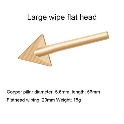 Plastic Repair Triangular Copper Smoothing Head | 80W Plastic Welding Soldering Iron Tip