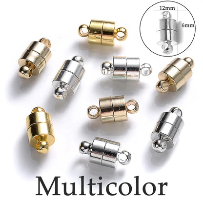 Heart Round Magnetic Clasps Set | DIY Jewelry Connector Charms