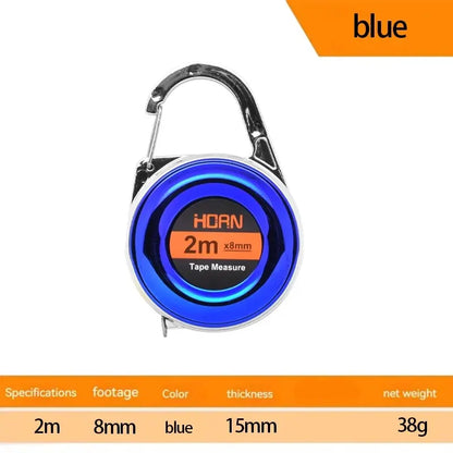 Mini Keychain Tape Measure 2m | Portable Steel Tape Measure Keyring