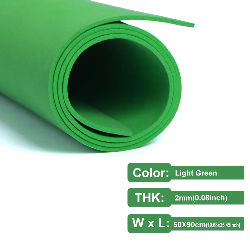 16 Colors EVA Foam Sheets 50x90cm | Colorful Craft Foam for Cosplay and DIY