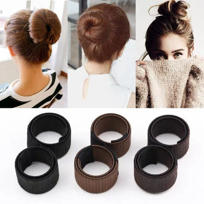 For Beam Twister Hairpin Bagel Sofia Twist Hair Donut Bun Accessory | Industrial Style Hair Tool