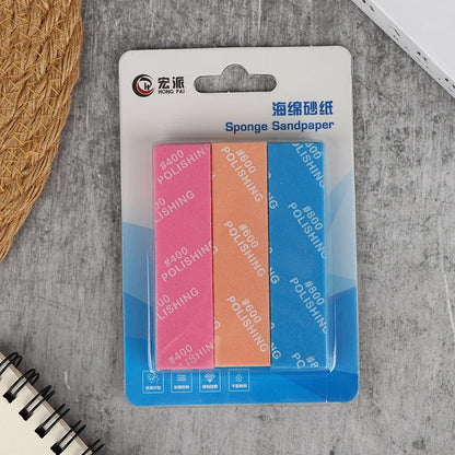 9pcs Semi-rigid Sanding Sticks | Model Making Tool Set for Plastic Polishing and Hobby DIY