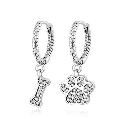 2026 New 925 Silver Elephant Cherry Blossom Butterfly Heart Earrings | Fine Jewelry for Women