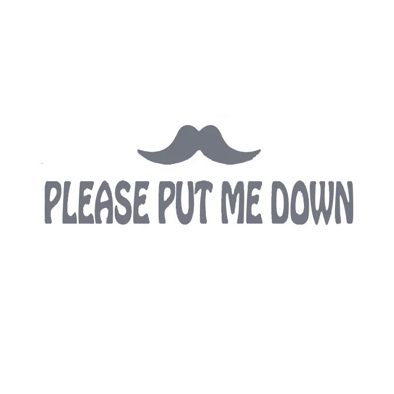 PUT ME DOWN Toilet Seat Reminder Sign | Funny Vinyl Bathroom Decal