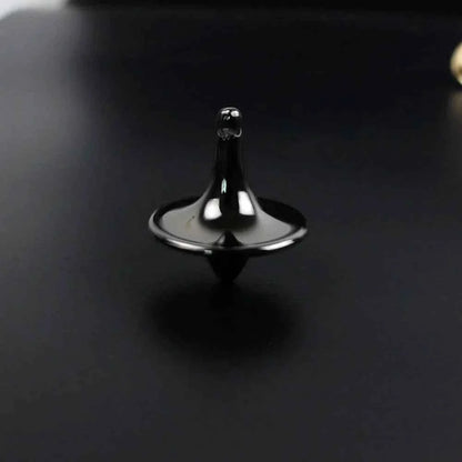 Metal Gyro Great Accurate Silver Spinning Top Hot Movie Totem Print Spinning Top apda7a08