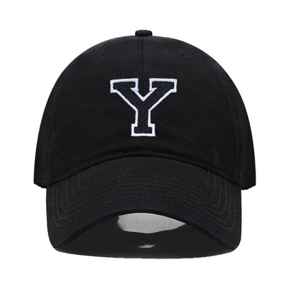 Initial Letter Embroidery Baseball Cap for Casual Sport Style