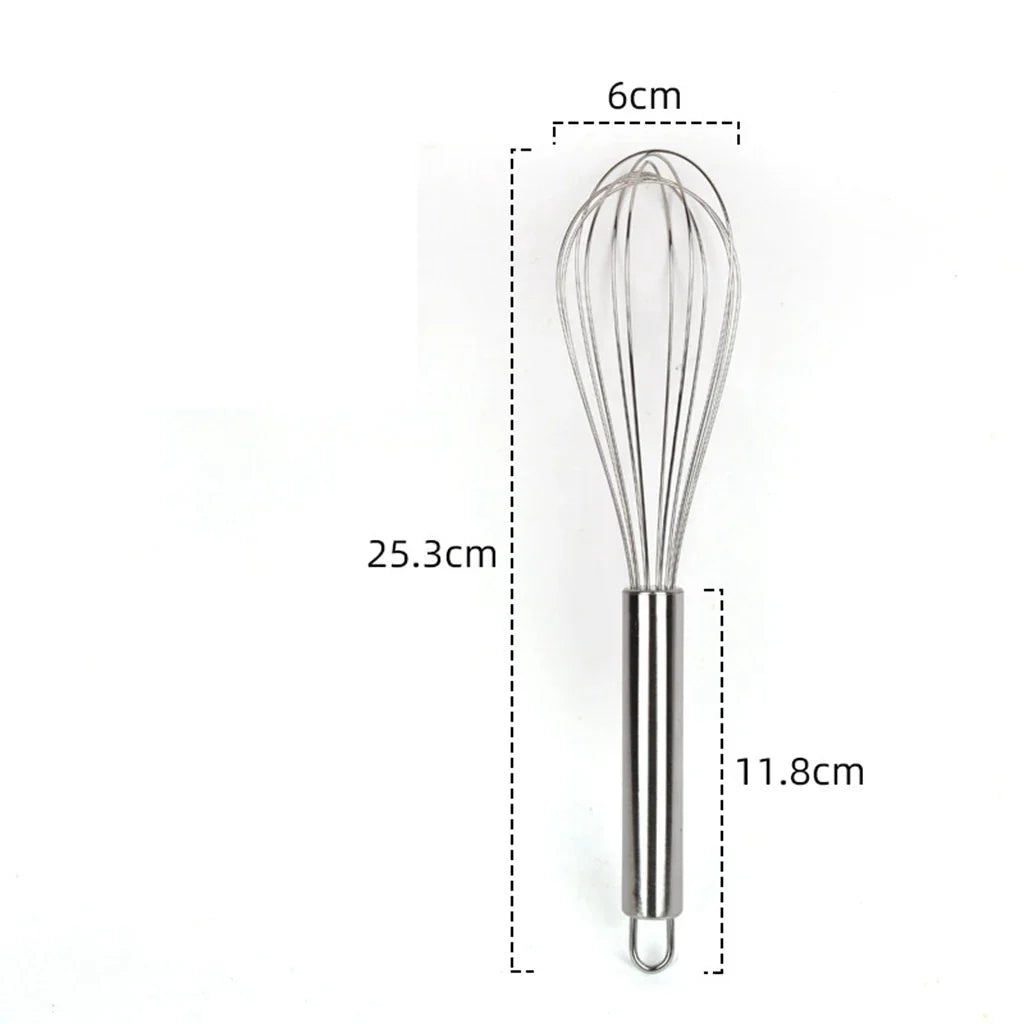 Egg Whisk Manual Egg Beater | Stainless Steel Kitchen Baking Utensil