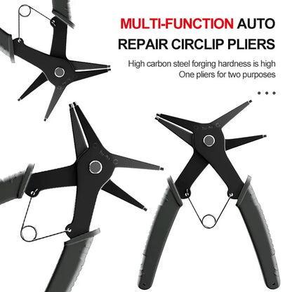 2 in 1 Snap Ring Pliers | Internal and External Retaining Ring Tool