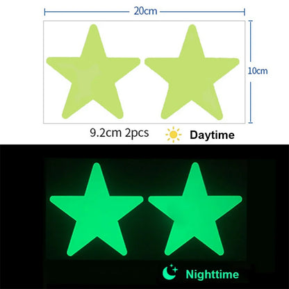 Glow In The Dark 3D Star Wall Stickers | Creative Luminous Room Decor