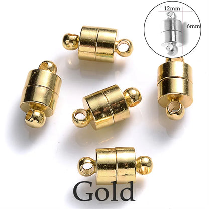 Heart Round Magnetic Clasps Set | DIY Jewelry Connector Charms