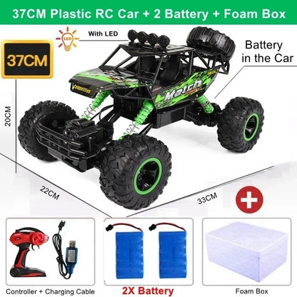 Oike RC Car Remote Control Climbing Vehicle Outdoor All Terrain Off-road Trucks 4WD Racing Drift Cars Toy Gift for Kids Adults
