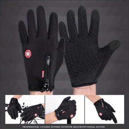 Winter Touchscreen Gloves for Men & Women – Warm, Windproof, and Anti-Slip