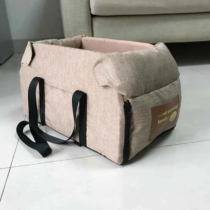 Dog Car Seat Bed & Portable Carrier for Small Pets