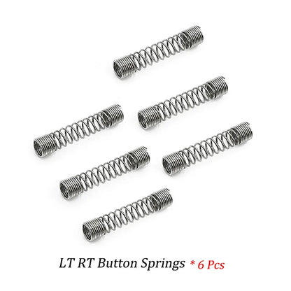 Trigger Button Springs Replacement Kit Xbox 360 | 2/6/10 Pack Silver Springs for LT RT Battery Connector