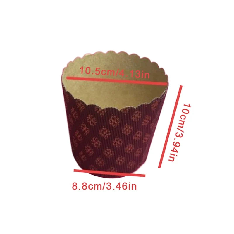 5pcs Paper Tray Dove Mold for Baking | Christmas Pastry Cake Packaging