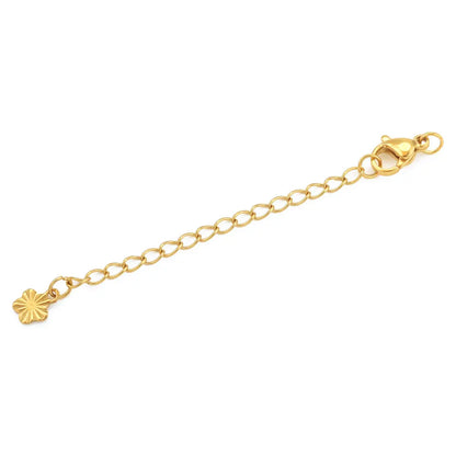 Stainless Steel Extension Tail Chains with Lobster Clasps | 10pcs Jewelry Findings