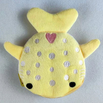 Cartoon Whale Shark Coin Purse | Kawaii Plush Zipper Wallet