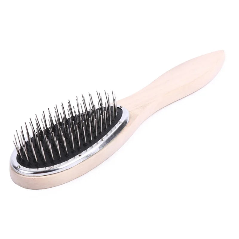 Professional Brush For Wig Anti Static Steel Comb for Tangle Hair Extensions Training