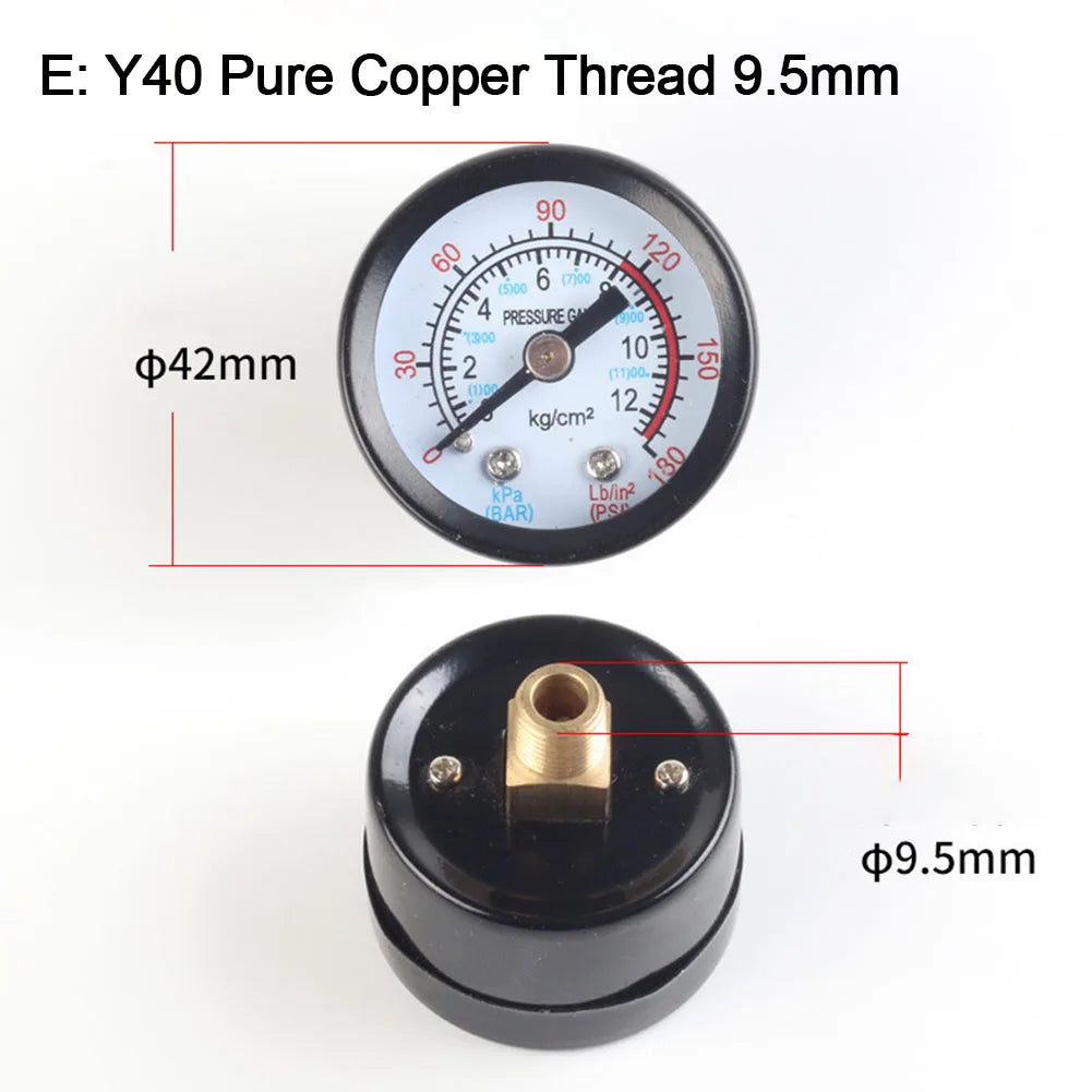 1pc Pressure Gauge for Air Compressor | Power Tool Replacement Accessory