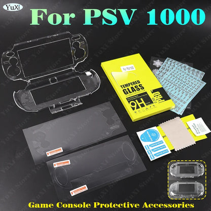 Clear Crystal Protective Case for PS Vita 1000 | Transparent Hard Shell with PET Film