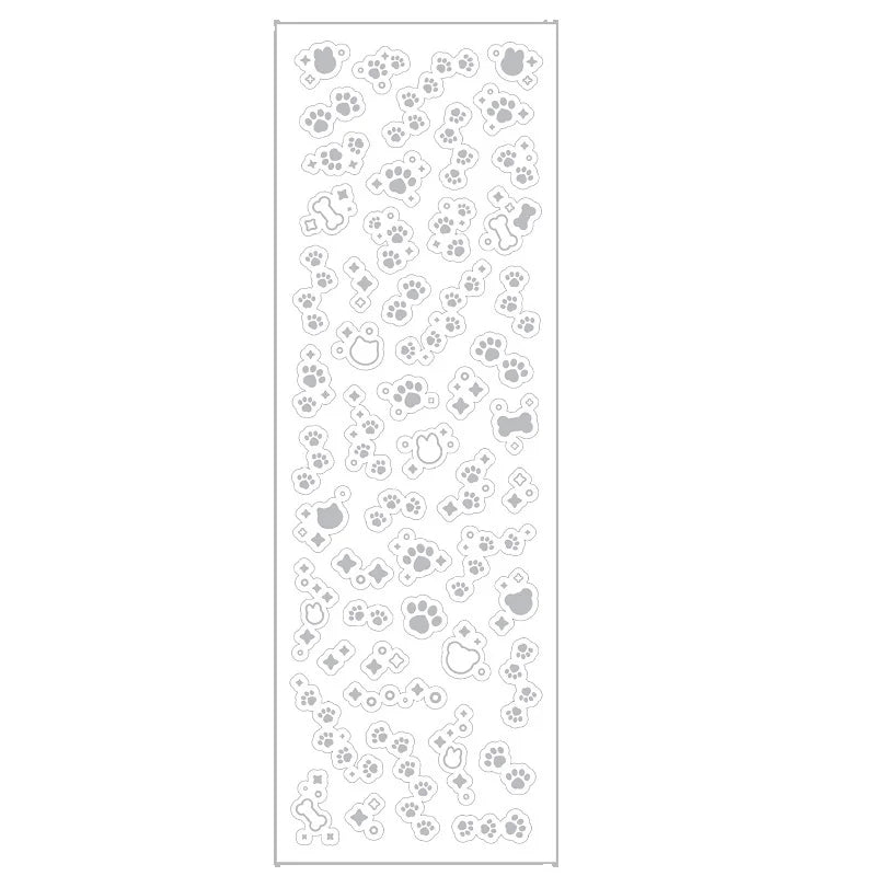 Cute Decorative Paper Stickers for Photocards and Scrapbooking | Kawaii Toploader Sticker Pack