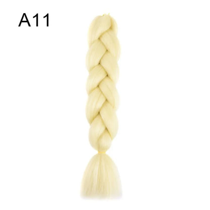 Synthetic Jumbo Braids Hair 24Inch | Ombre Braiding Hair Extensions for Crochet Box Braid Blue Purple