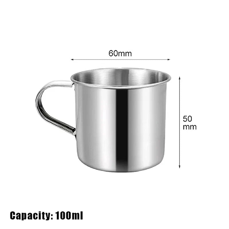 Stainless Steel Coffee Mug with Handle | Unbreakable Travel Cup