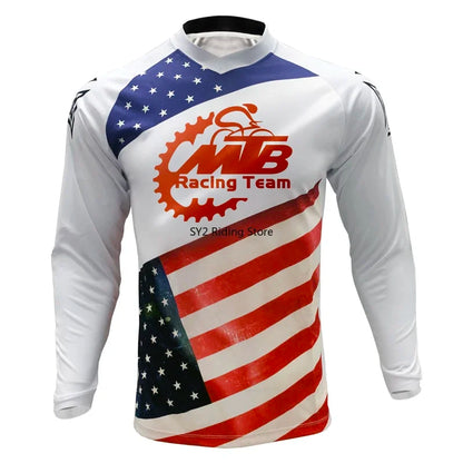 Men's MTB Motocross Jersey Motorcycle Mountain Bike Moto Wear BMX DH T Shirt Clothing Maillot Ciclismo Downhill Clothing