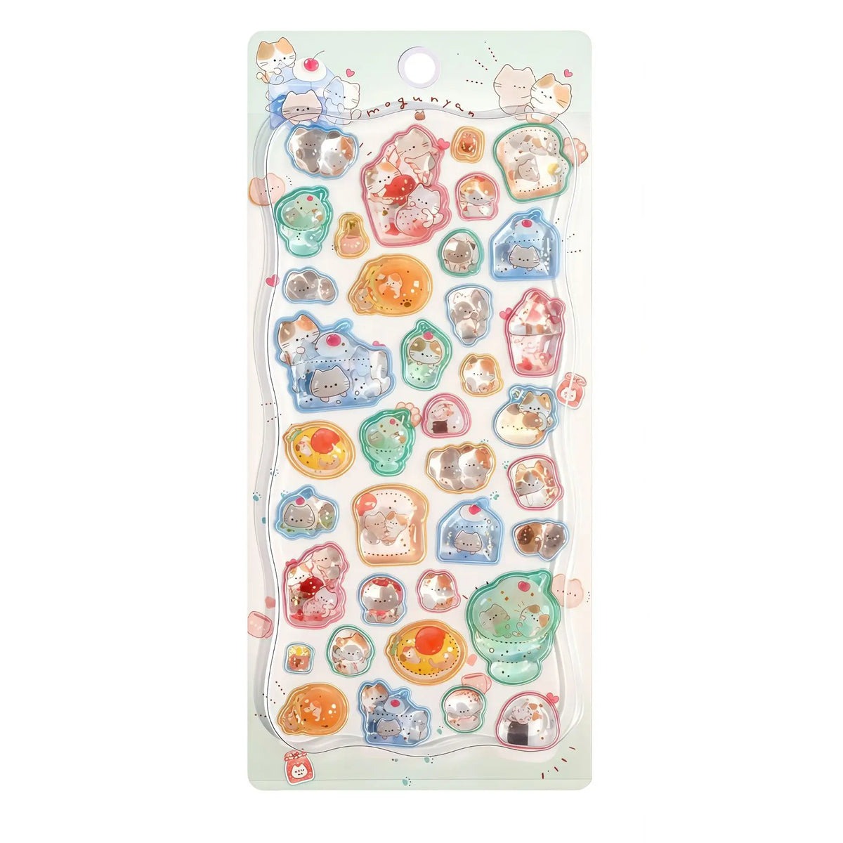 3D Food Stamping Seal Sticker | Japanese Anime Decorative Craft Stickers for Kids