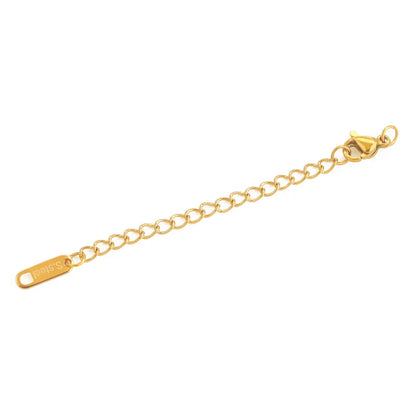 Stainless Steel Extension Tail Chains with Lobster Clasps | 10pcs Jewelry Findings