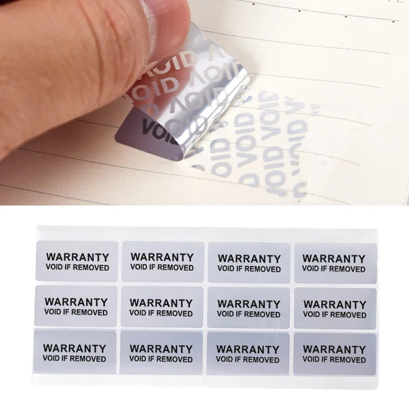 Tamper Proof Void Labels | Disposable Security Seal Stickers