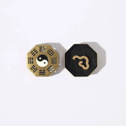 Mini Eight Diagrams Incense Stove | Metal Indoor Incense Burner Tray