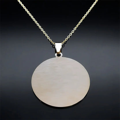 Seal of Seven Archangels Medal Necklace | Stainless Steel Protection Jewelry