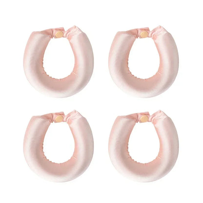 Satin Heatless Hair Curlers | Overnight No Heat Curling Rod Set