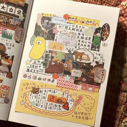 Creative Sticker Book for Diary Decoration | Japanese Style DIY Card Set