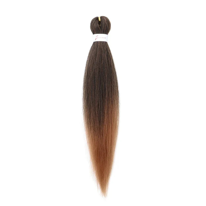 20 Inch Pre Stretched Braiding Hair | Yaki Straight Ombre EZ Braid for Black Women