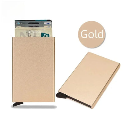 Pop Up Minimalist Smart Wallet | Thin Slim RFID Credit Card Holder for Men Women