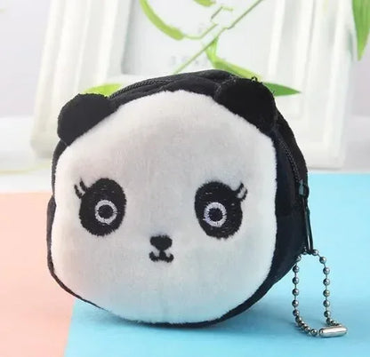 Cute Coin Purse with Keychain | Small Zipper Wallet for Change and Lipstick