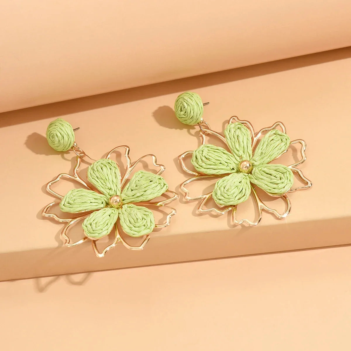 Bohemian Flower Drop Earrings | Handmade Summer Jewelry for Women